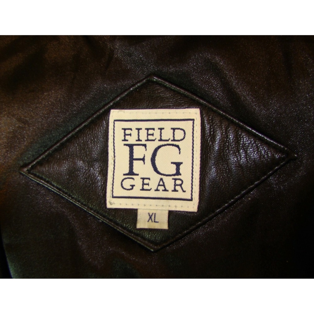 FIELD GEAR WOMENS BLACK LEATHER JACKET COAT REMOVABLE LINING SIZE XL      BC - Picture 2 of 9